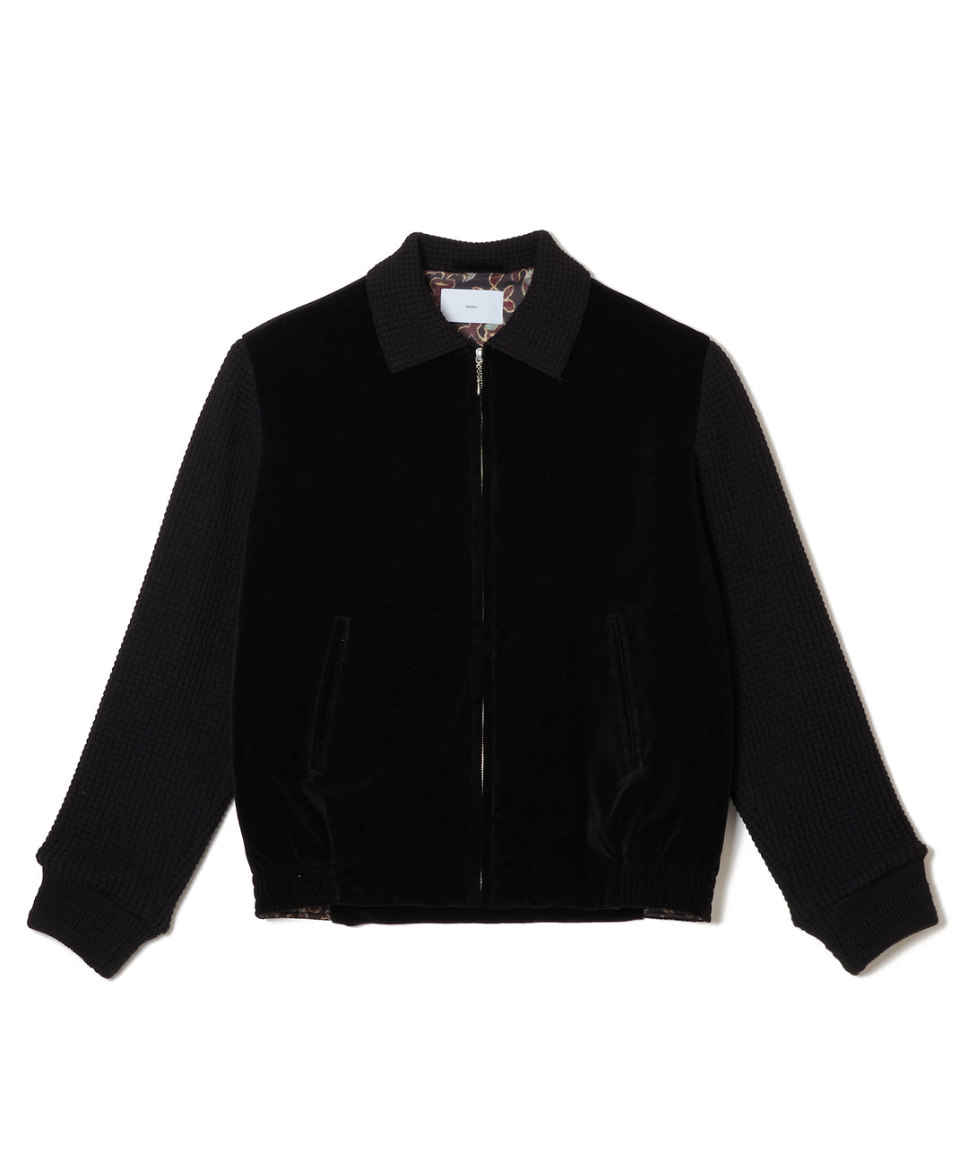 KNIT VELOR JACKET
