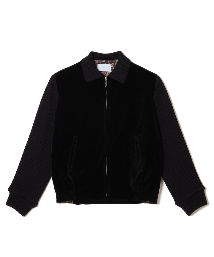 KNIT VELOR JACKET