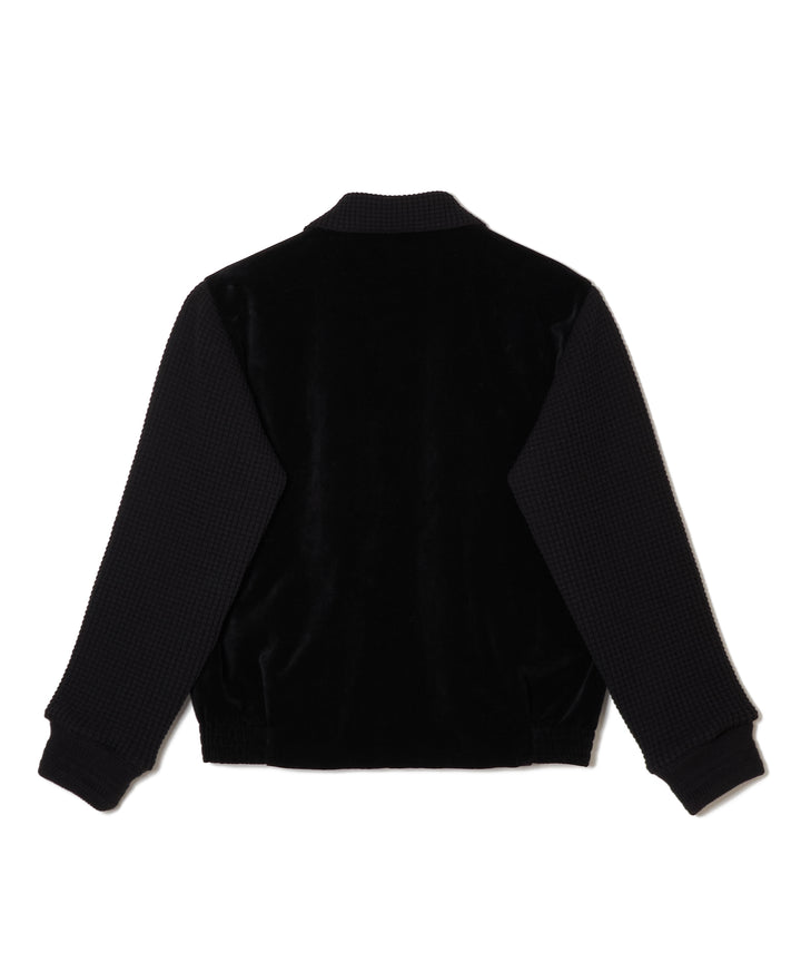 KNIT VELOR JACKET
