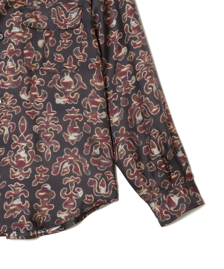 SILK OPEN COLLER SHIRT