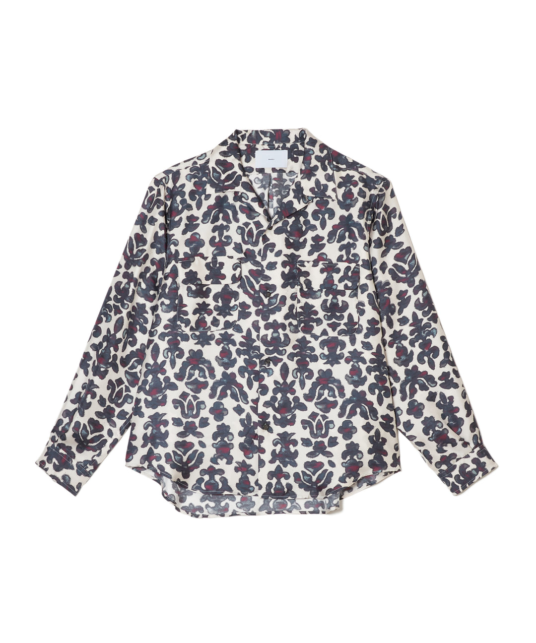 SILK OPEN COLLER SHIRT