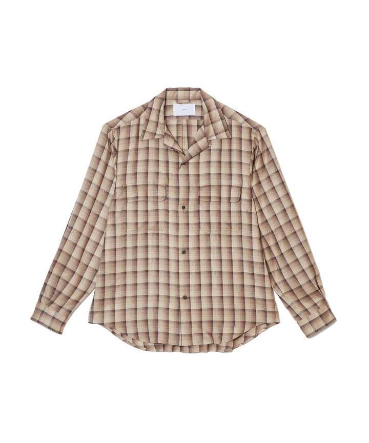 OMBRE OPEN COLLER SHIRT