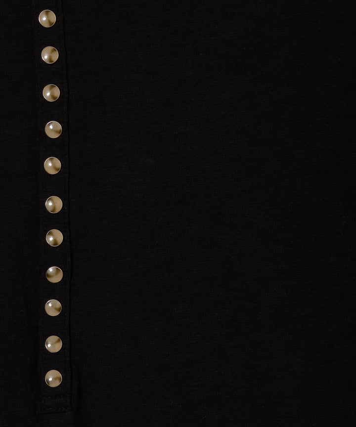 PEARL BUTTON TEE