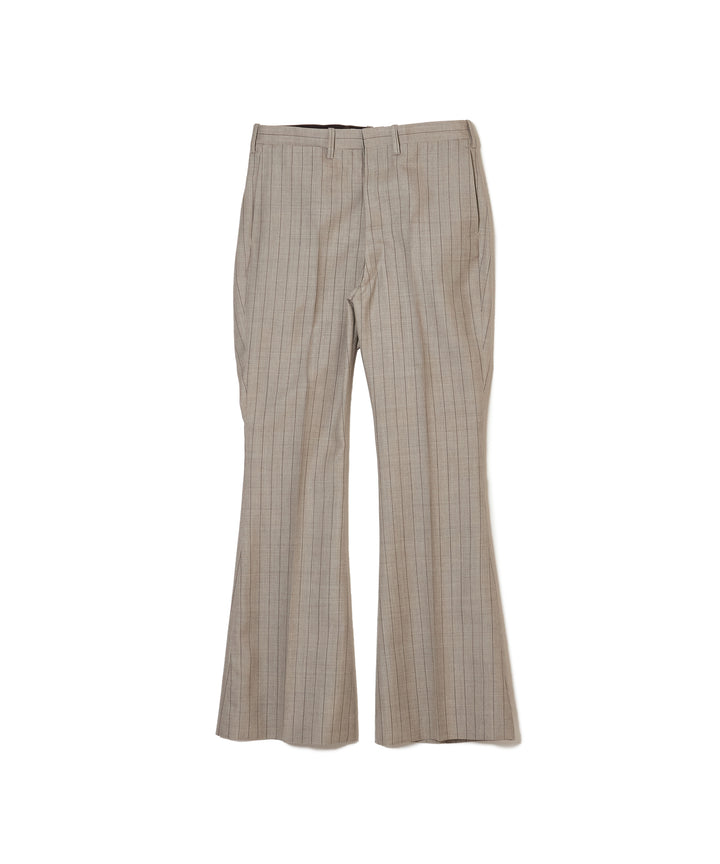 FLARED WOOL TROUSERS