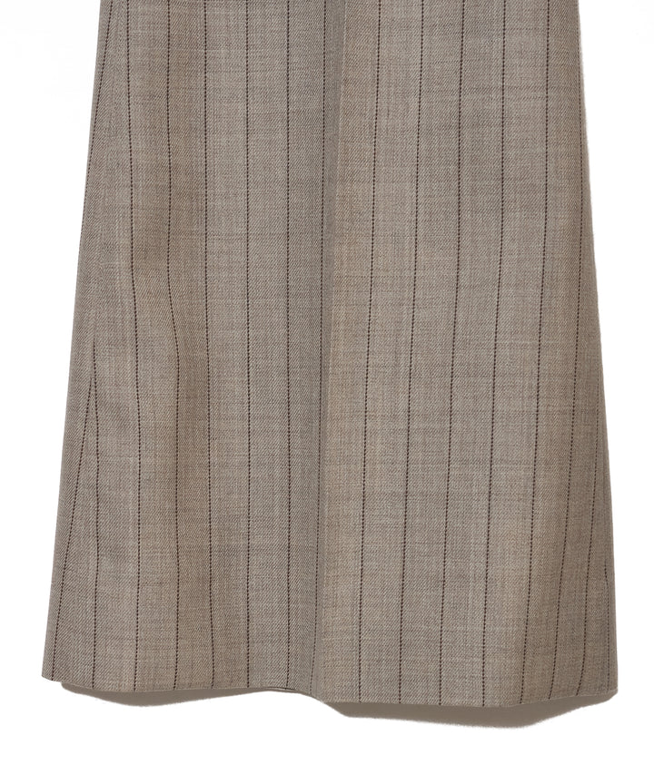 FLARED WOOL TROUSERS