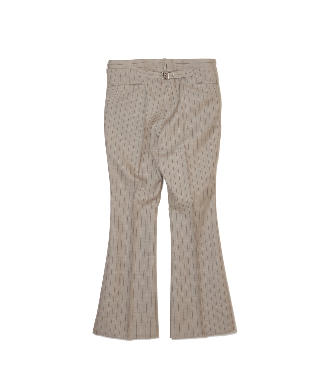 FLARED WOOL TROUSERS