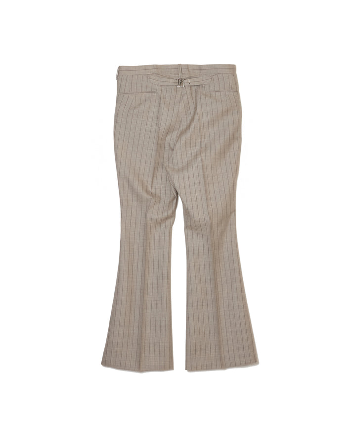 FLARED WOOL TROUSERS