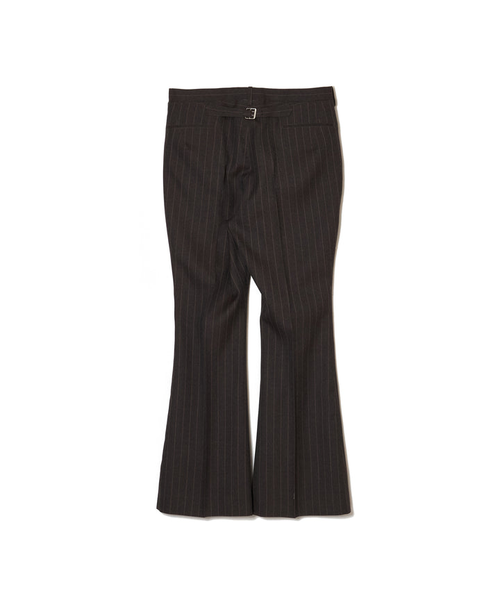 FLARED WOOL TROUSERS