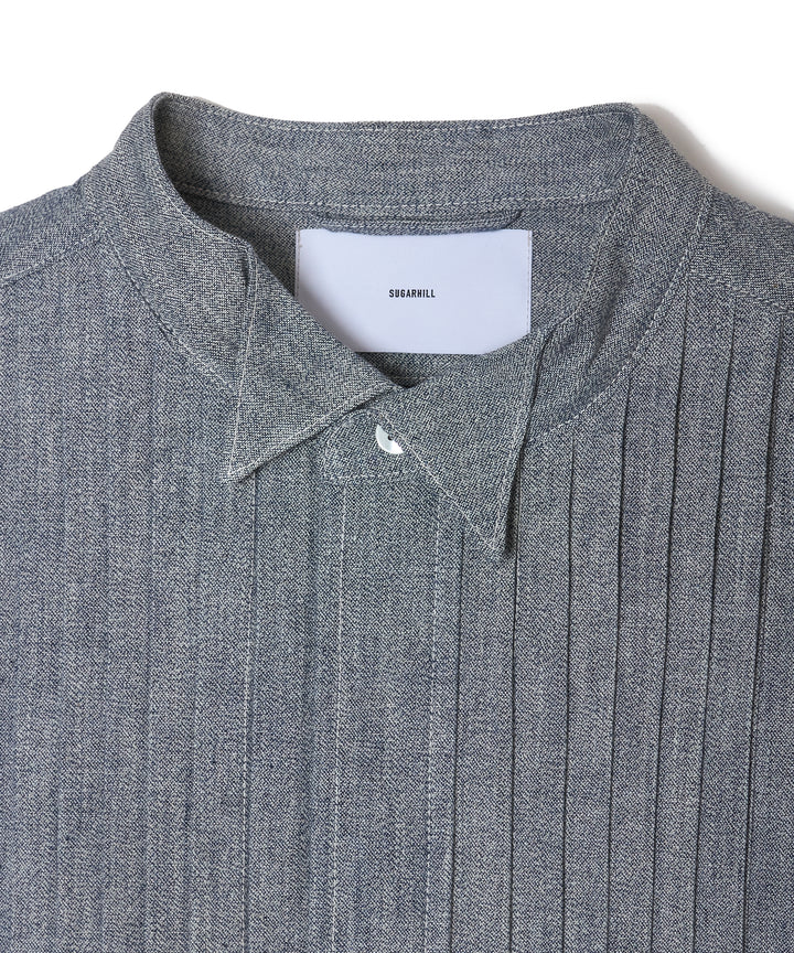 CHAMBRAY BOSOM SHIRT