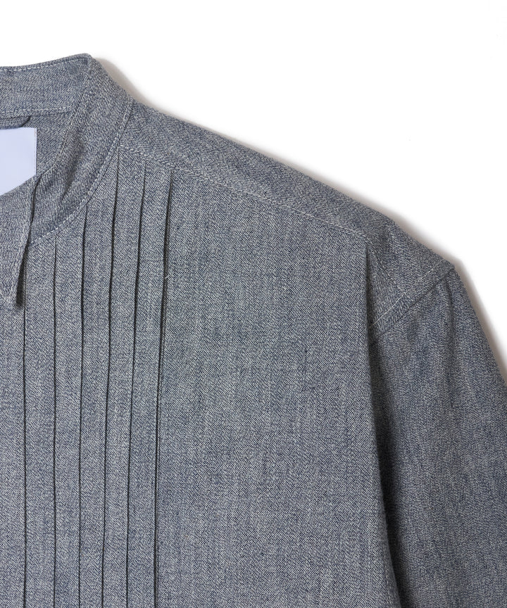 CHAMBRAY BOSOM SHIRT