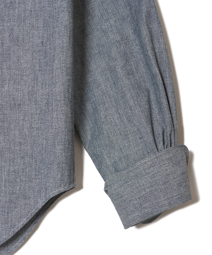 CHAMBRAY BOSOM SHIRT