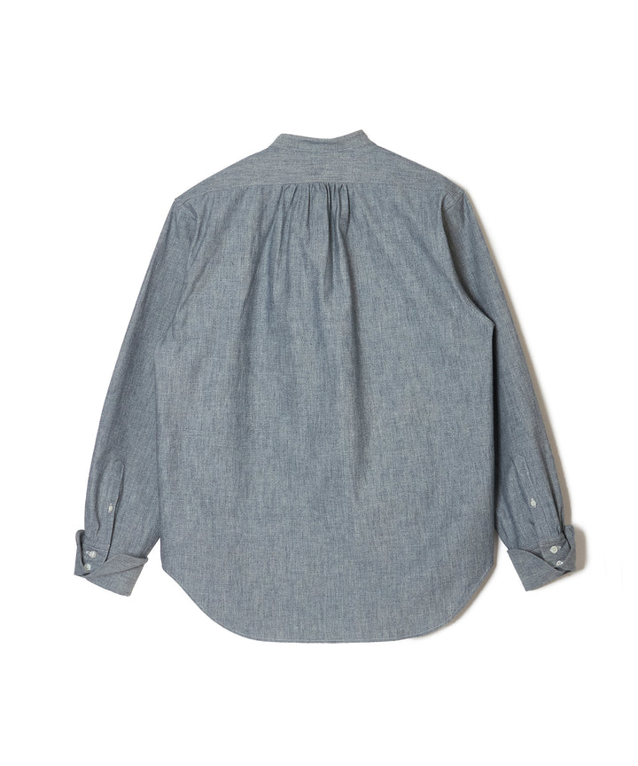 CHAMBRAY BOSOM SHIRT