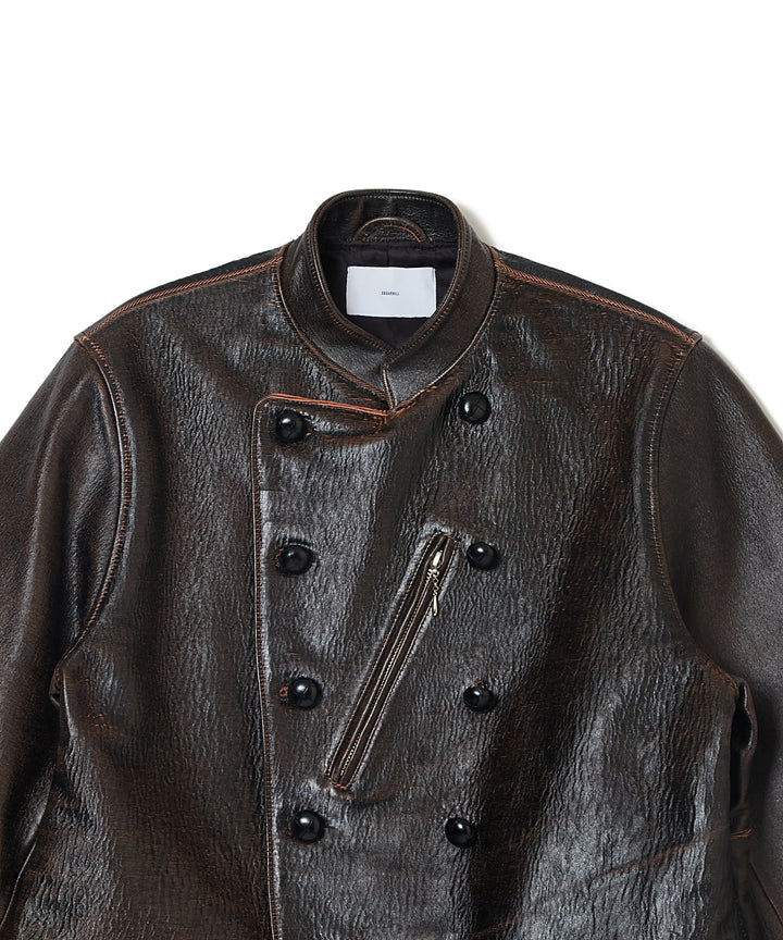 GILL LEATHER DOUBLE BLOUSON