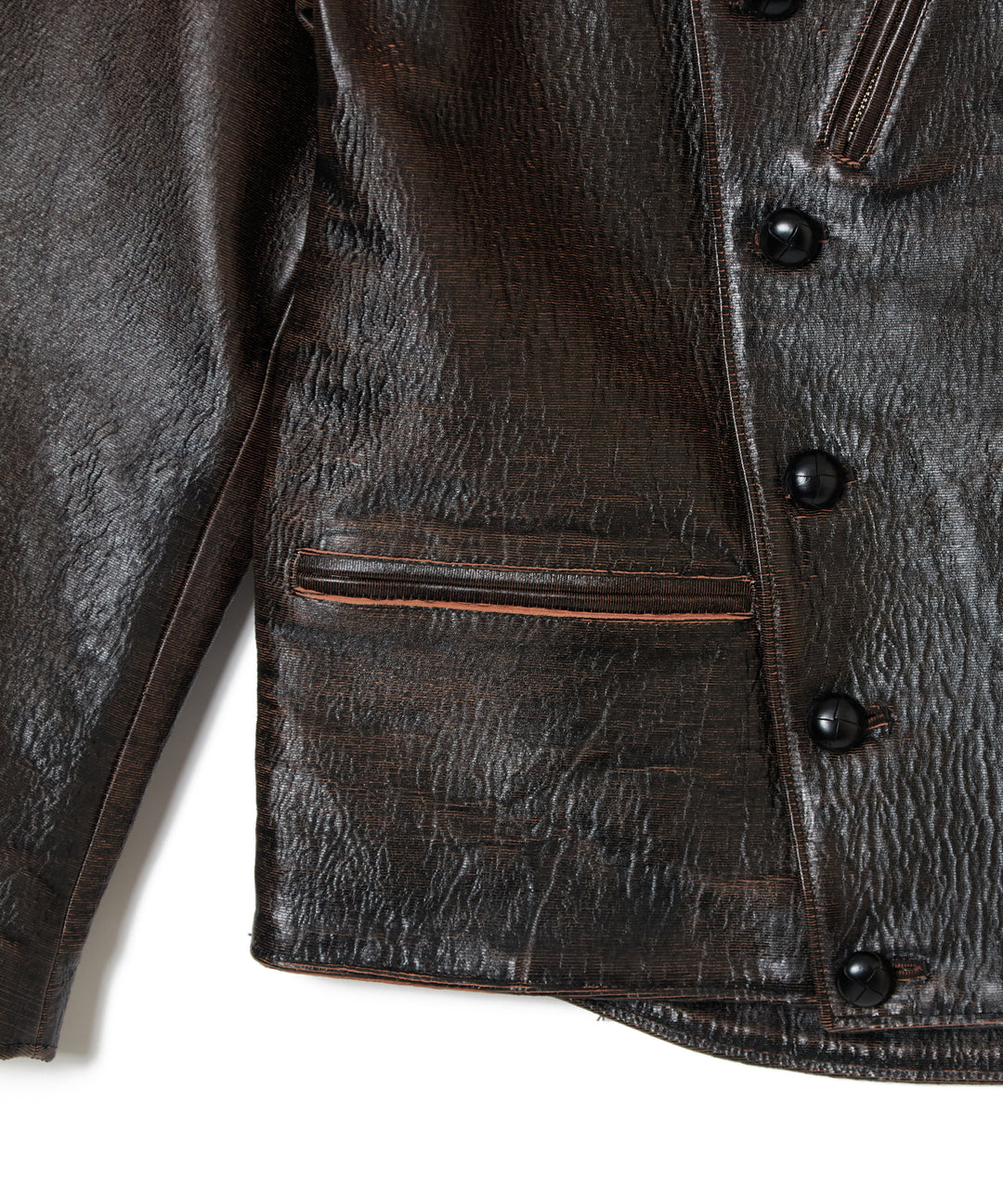 GILL LEATHER DOUBLE BLOUSON