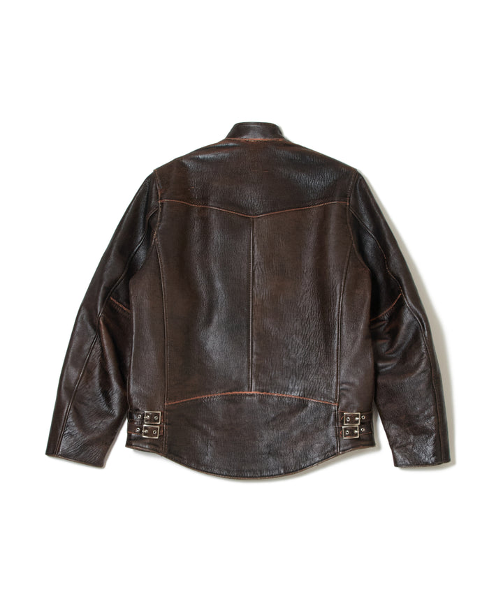 GILL LEATHER DOUBLE BLOUSON