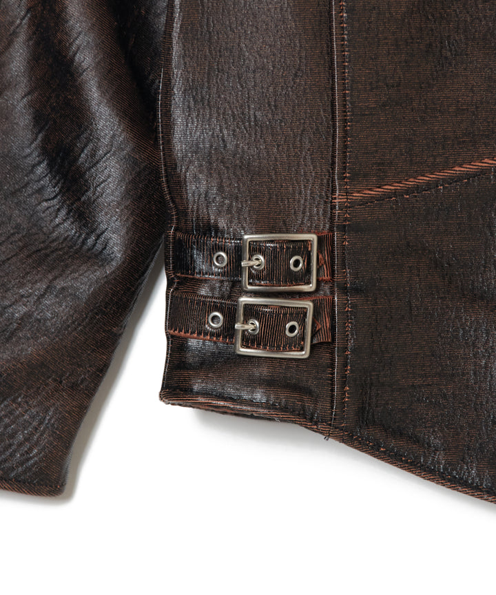 GILL LEATHER DOUBLE BLOUSON