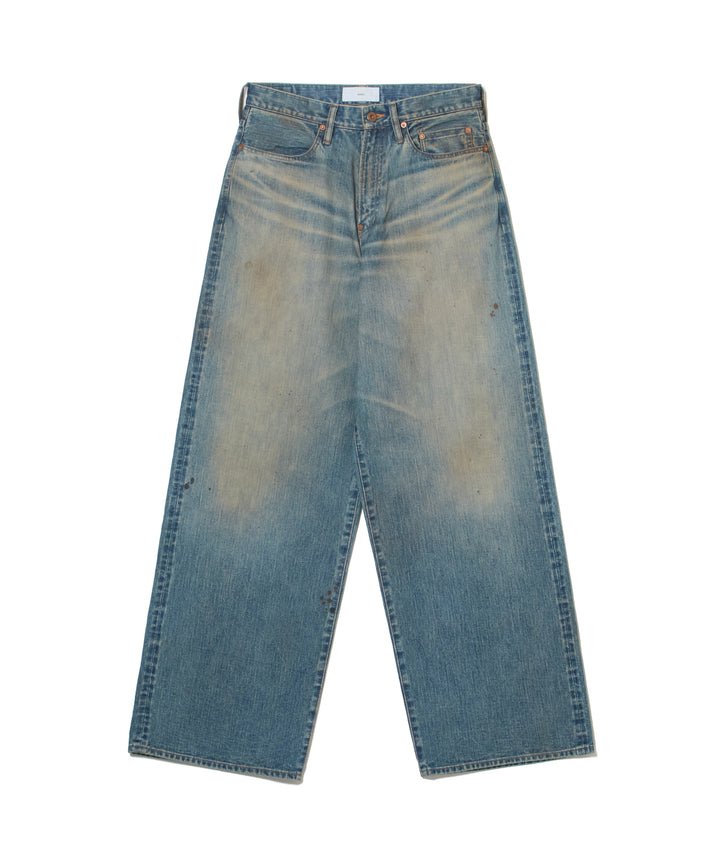 FADED MODERN DENIM PANTS WIDE CUT