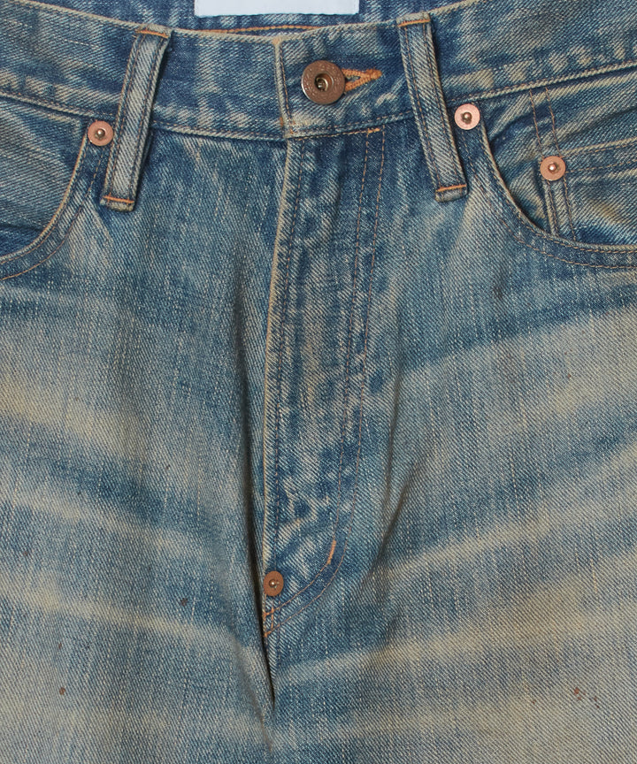 FADED MODERN DENIM PANTS WIDE CUT