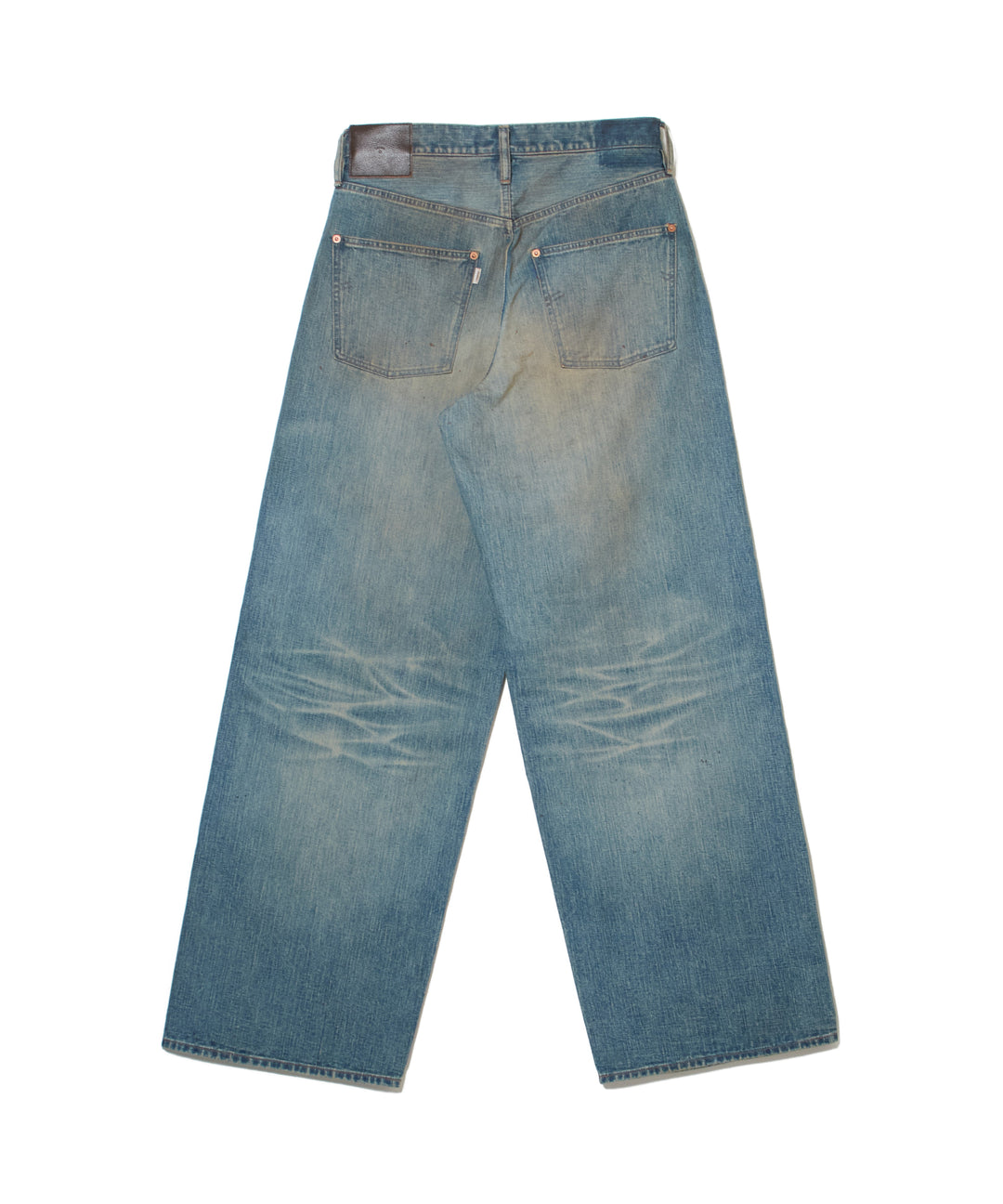 FADED MODERN DENIM PANTS WIDE CUT
