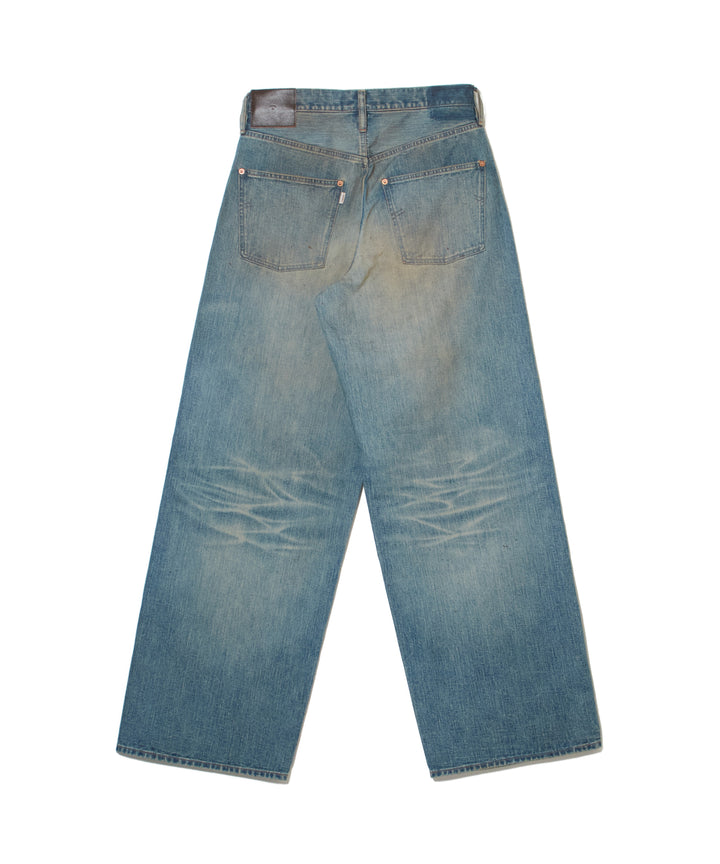 FADED MODERN DENIM PANTS WIDE CUT