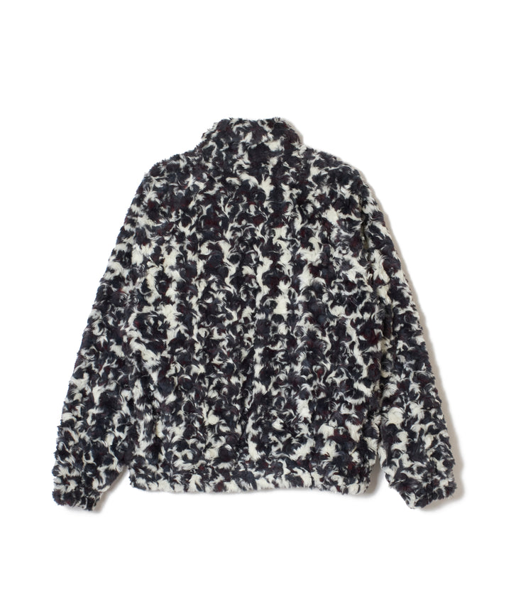 JACQUARD FUR ZIP JACKET