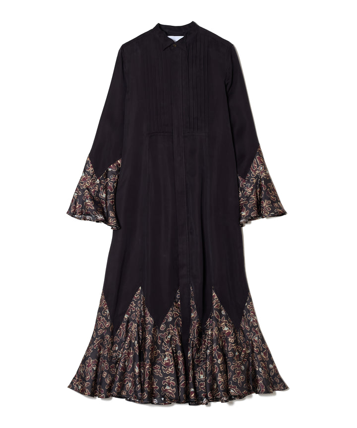 LONG MODAL SILK DRESS