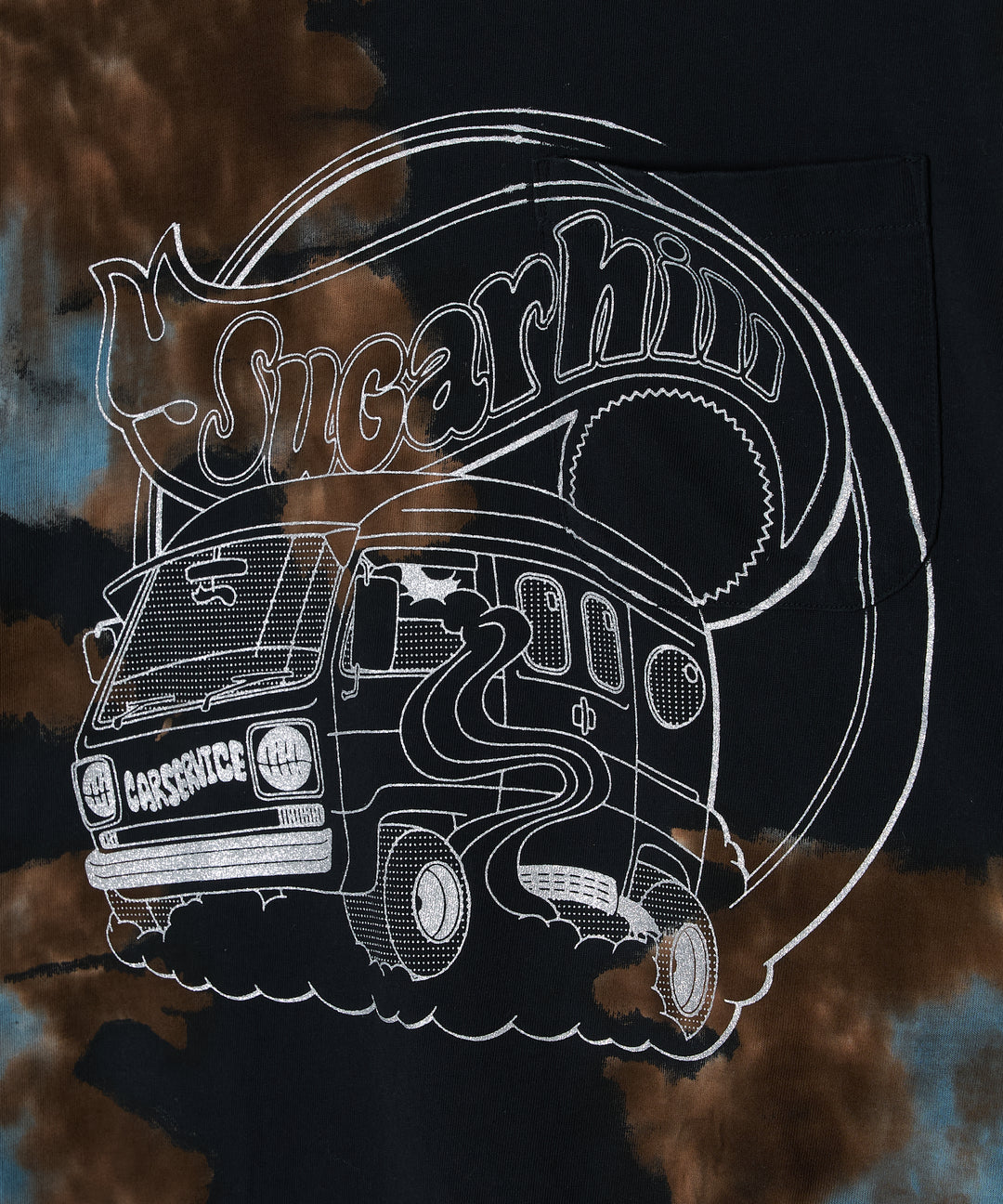 "CAR SERVICE" MELT DYE TEE