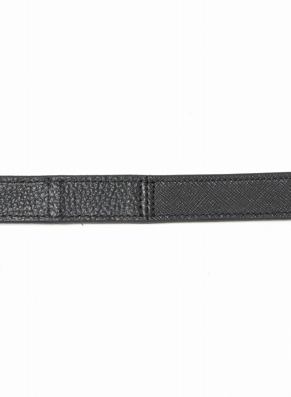 MULTI LEATHER BELT WITH SILVER BUCKLE