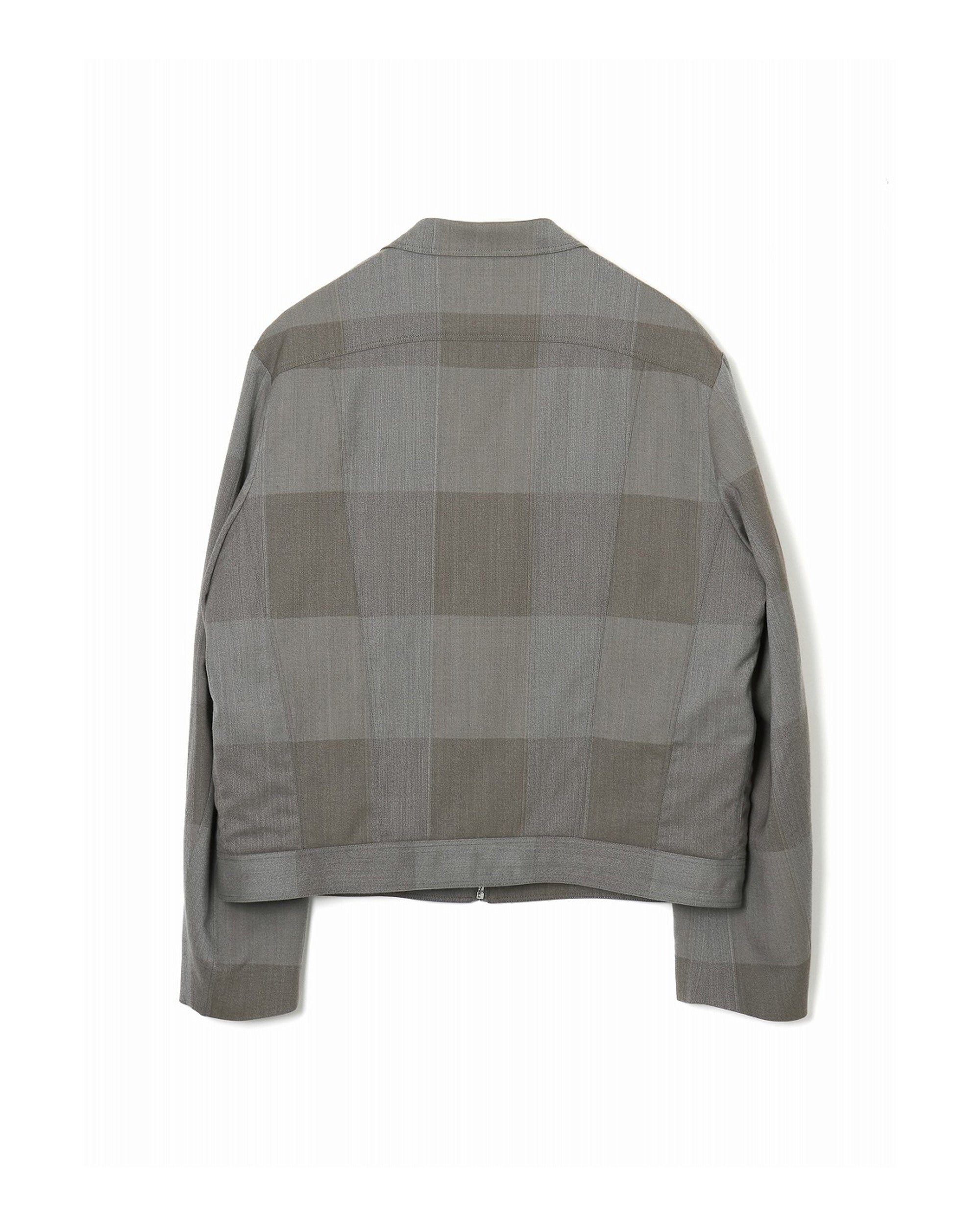 HEATHER WOOL PLAID SWINGTOP