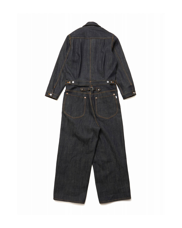 RIGID DENIM JUMPSUIT