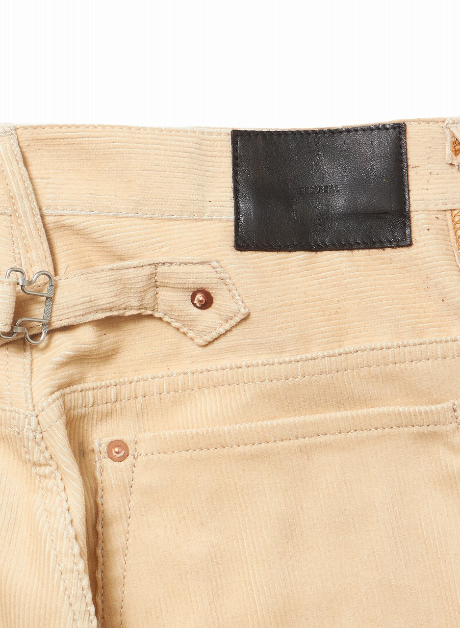 CORDUROY BELL BOTTOM DENIM PANTS