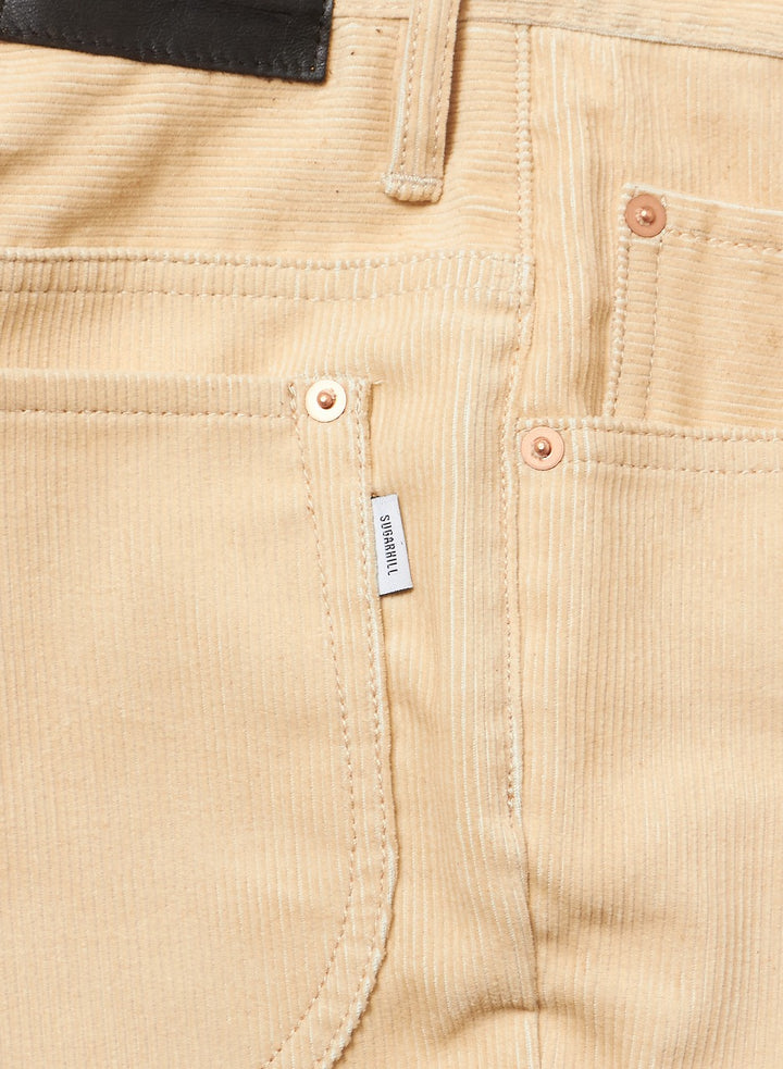 CORDUROY BELL BOTTOM DENIM PANTS