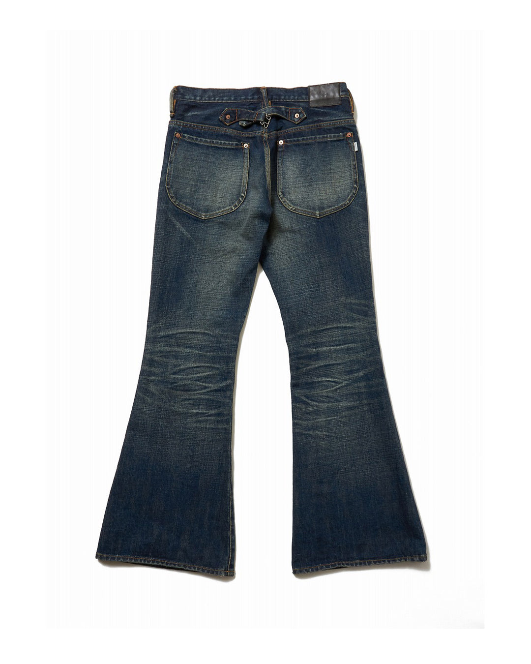 MUSTY FADED BELL BOTTOM DENIM PANTS