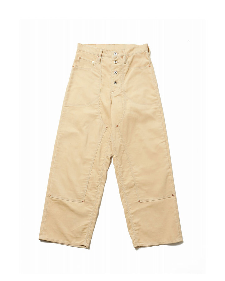 CORDUROY DOUBLE KNEE DENIM PANTS