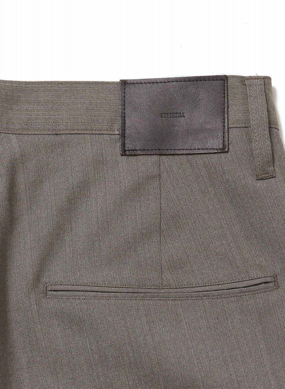 HEATHER WOOL WIDE TROUSERS