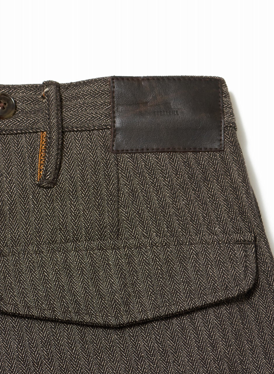 HERRINGBONE CARGO PANTS