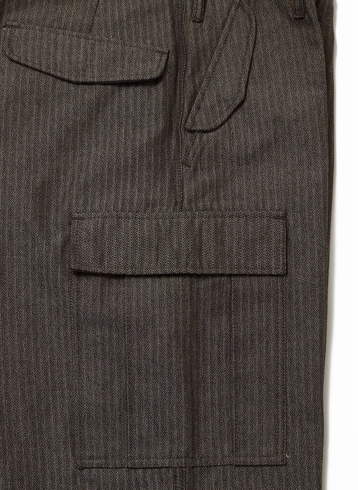 HERRINGBONE CARGO PANTS