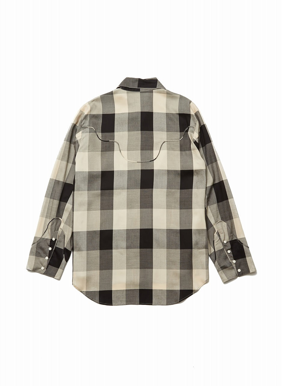 BLOCK CHECK WESTERN SHIRT