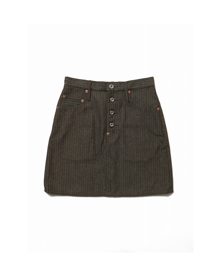 HERRINGBONE SHORT SKIRT