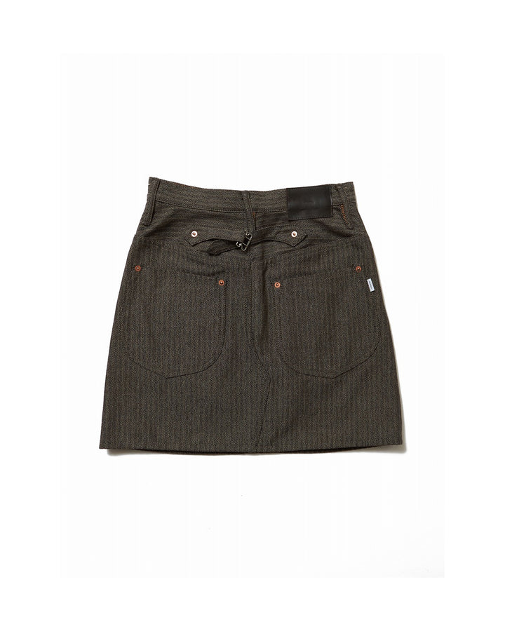 HERRINGBONE SHORT SKIRT