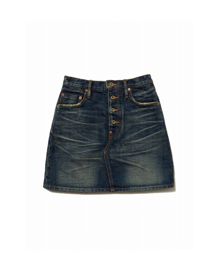 MUSTY FADED DENIM SHORT SKIRT