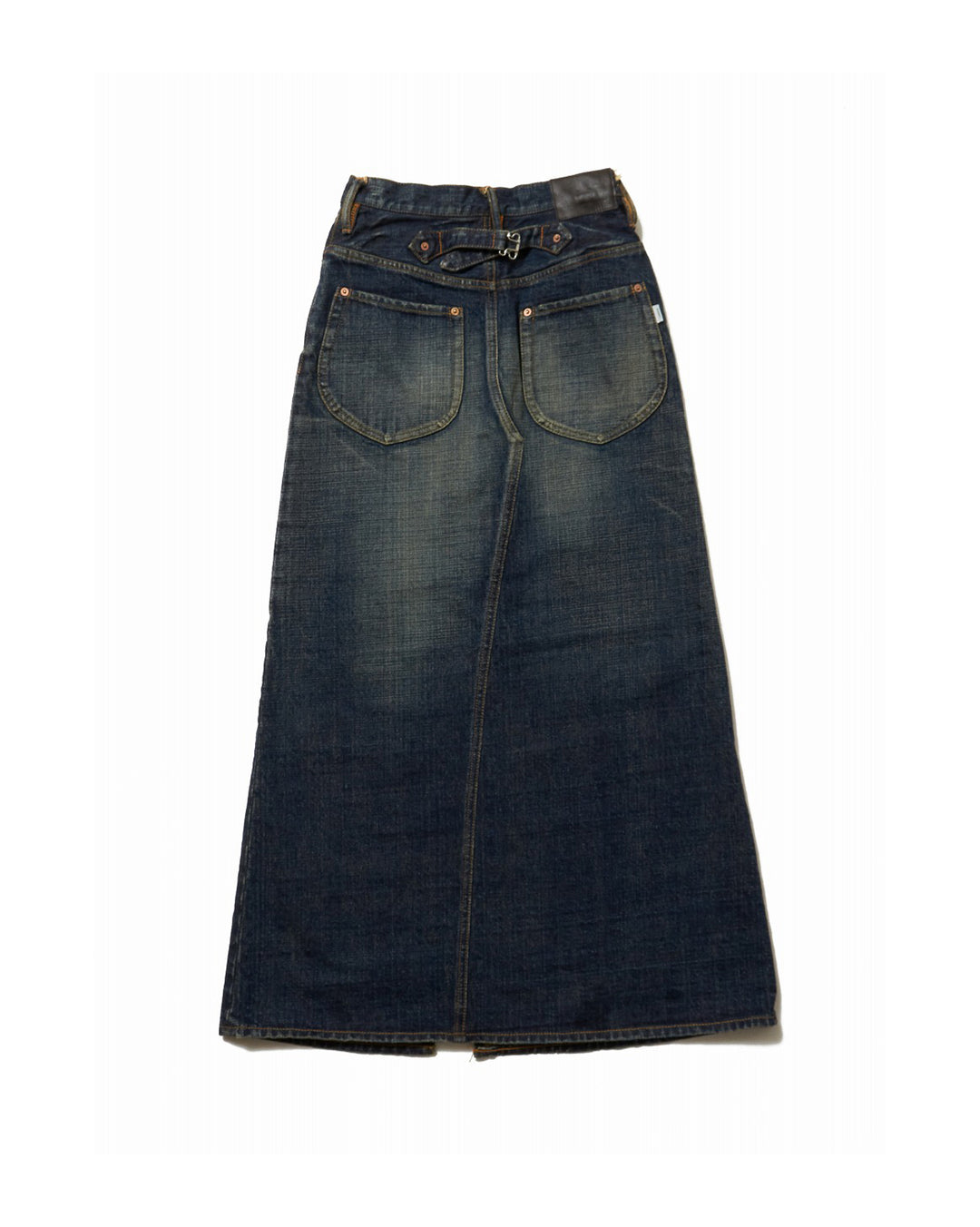 MUSTY FADED DENIM LONG SKIRT