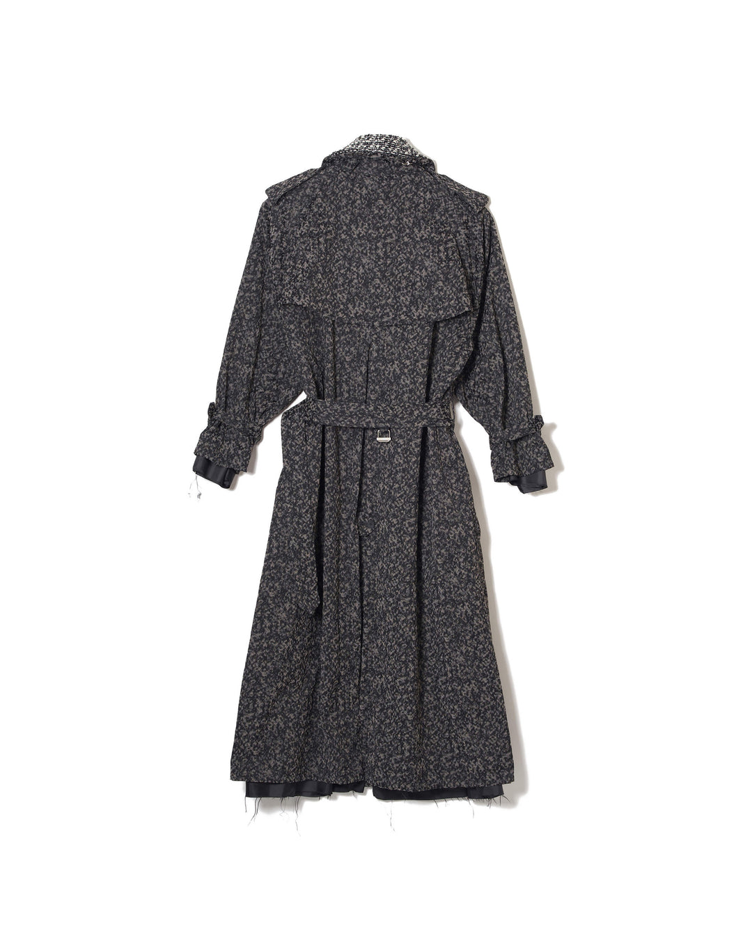 URETHANE JACQUARD TRENCH COAT