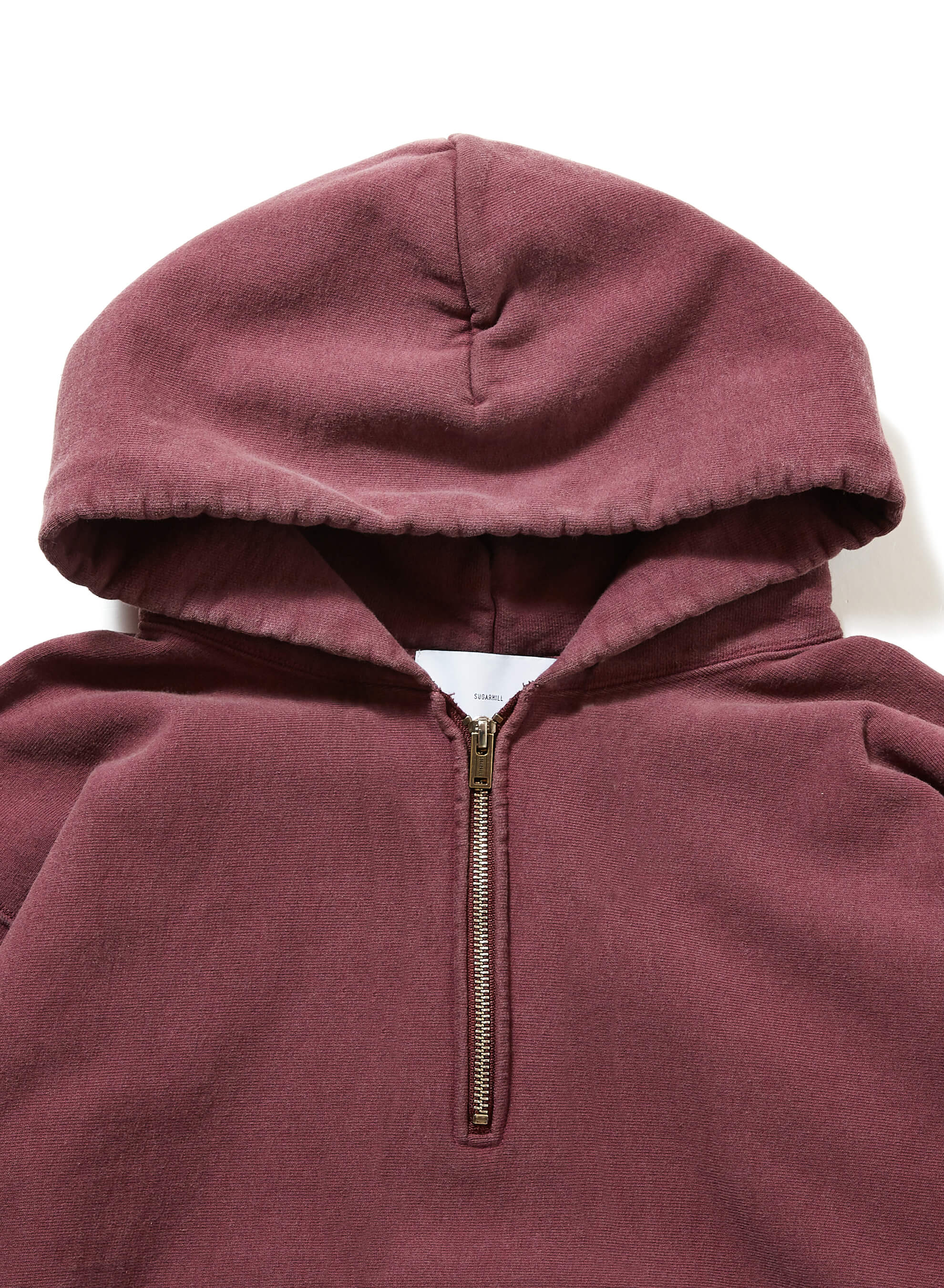 AGED HALF ZIP-UP HOODIE