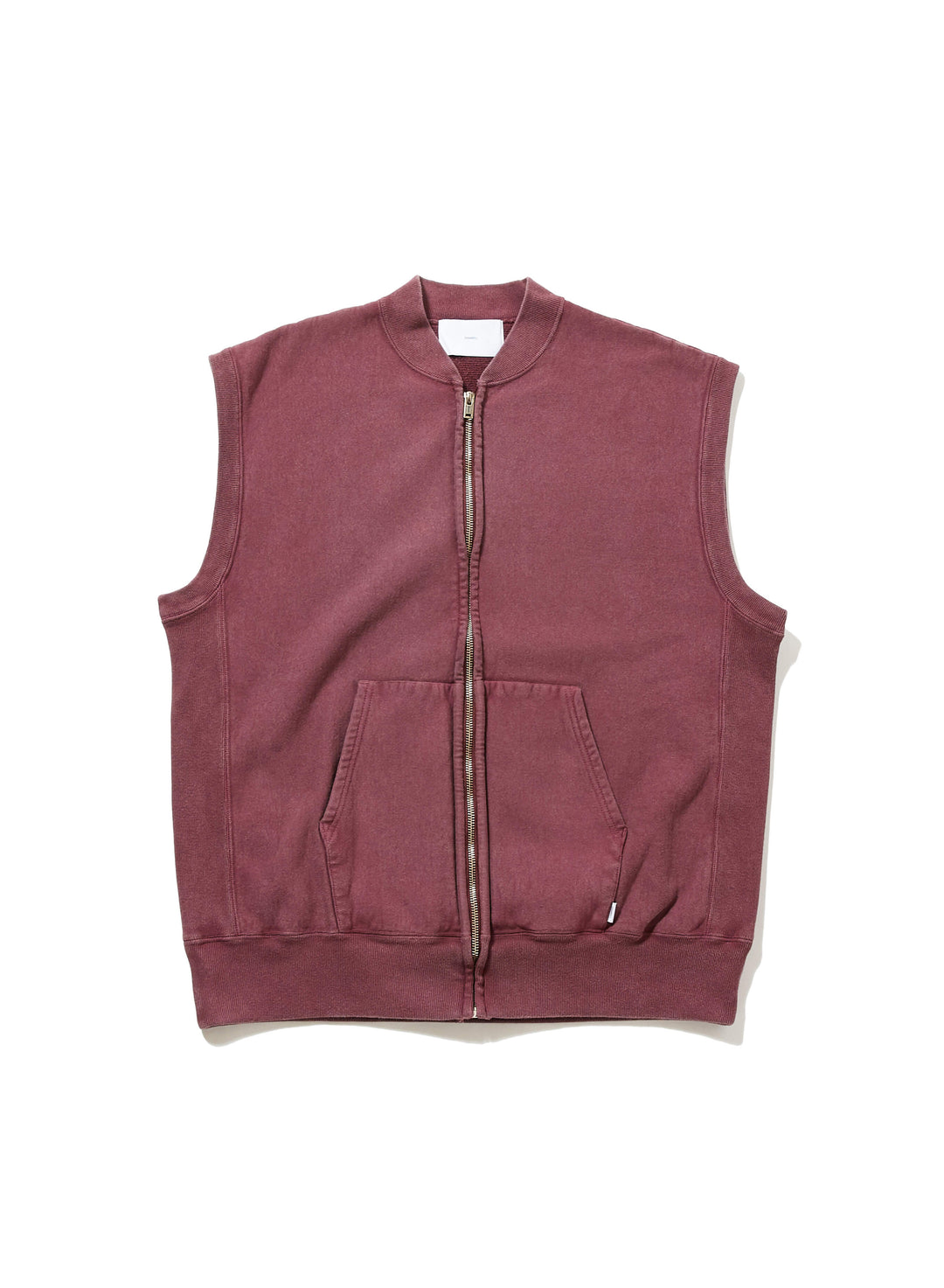 AGED ZIP-UP SWEAT VEST