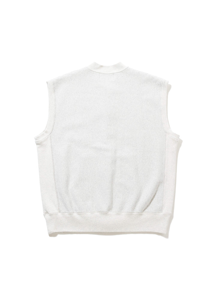 AGED ZIP-UP SWEAT VEST