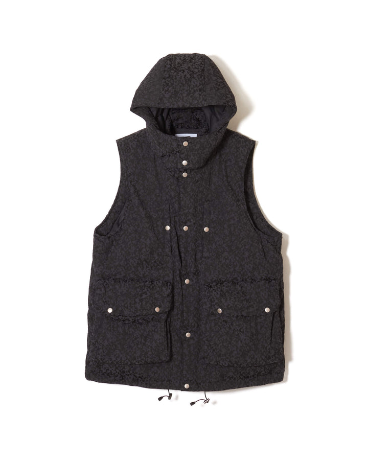 URETHANE JACQUARD PUFFER VEST