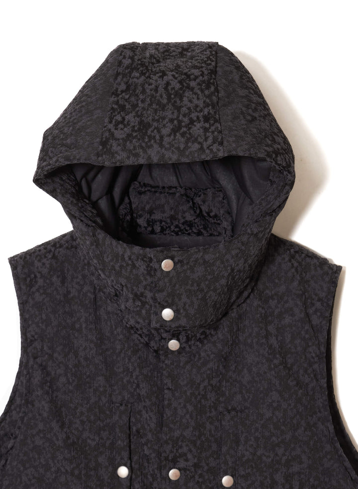 URETHANE JACQUARD PUFFER VEST