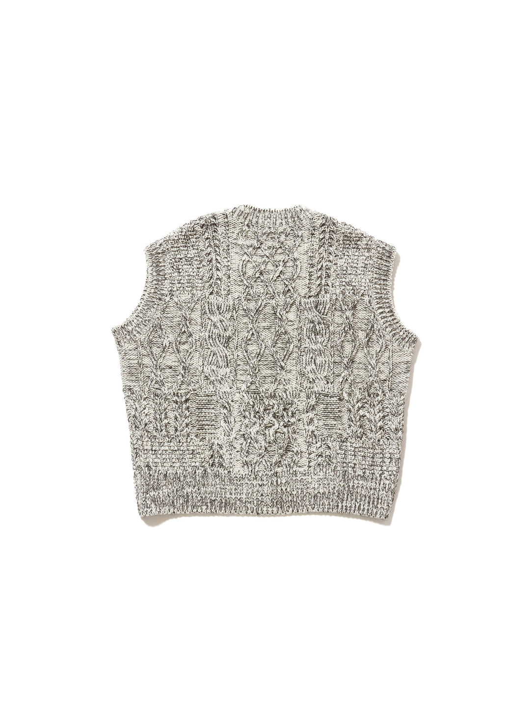 ARAN KNIT SWEATER VEST