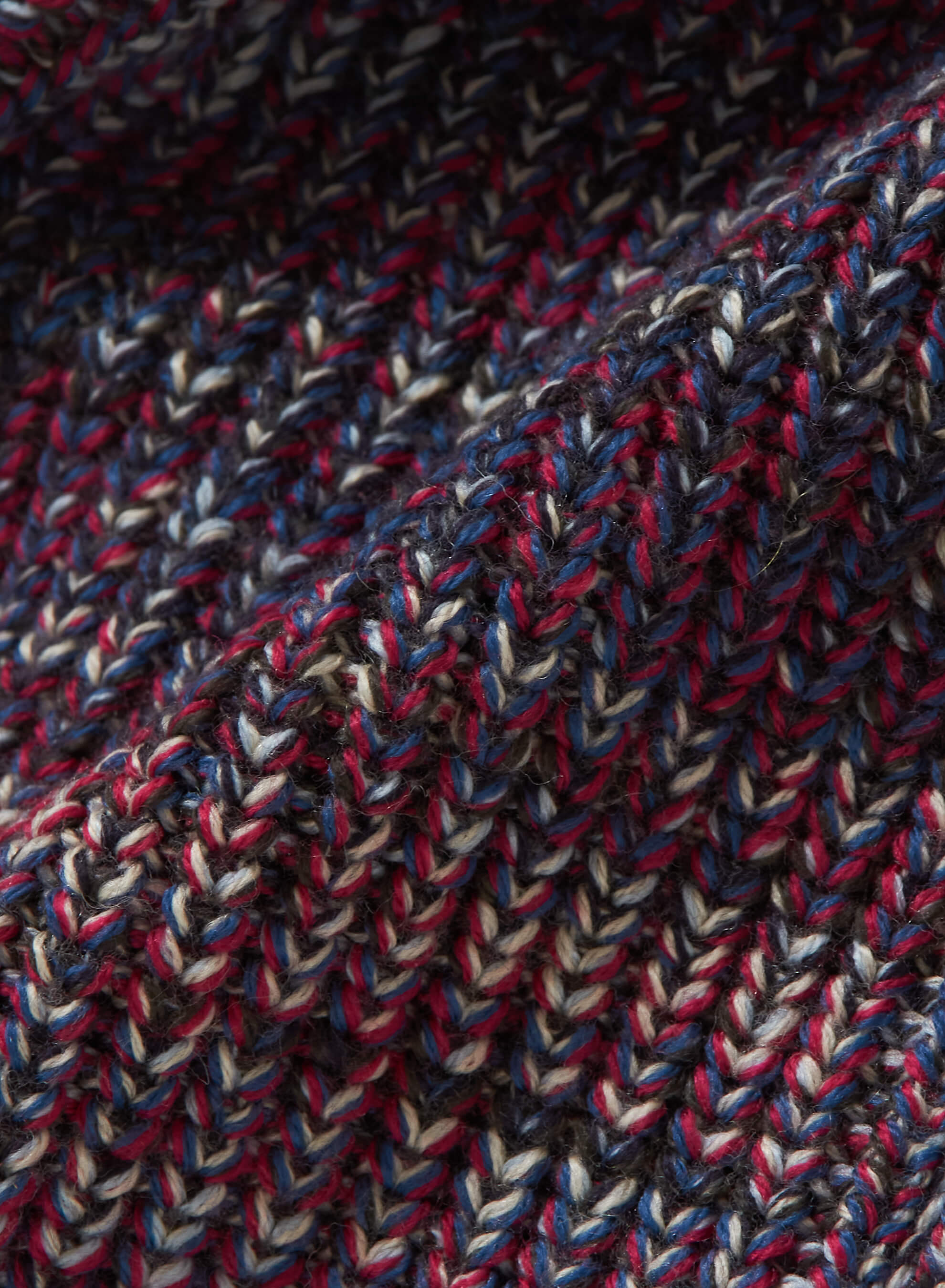 SUGARHILL バラクラバ SUGARHILL(シュガーヒル)のPLATING KNIT BALACLAVA BLACK&IVORY